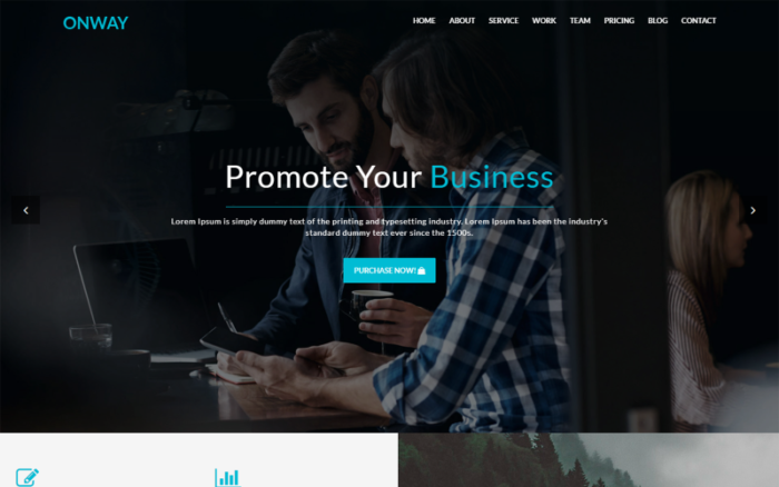 Onway Digital Marketing Agency Landing Page Template