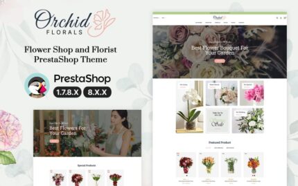 Orchid Florals Flowers and Gifts PrestaShop Theme