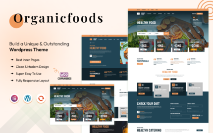 Organic Foods - Organic & Healthy food  WordPress Theme