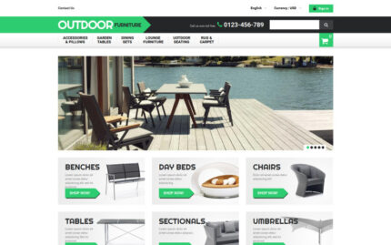 Outdoor Furniture PrestaShop Theme