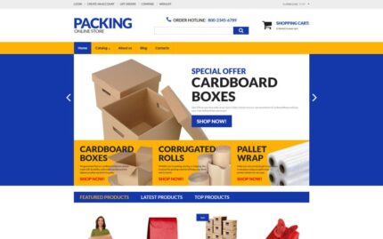 Packing VirtueMart Template