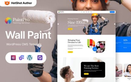 PaintPro - Wallpapering And Painting WordPress Elementor Theme