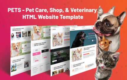 PETS - Pet Care, Shop, and Veterinary HTML Template