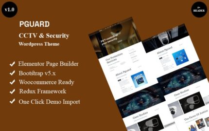 Pguard - CCTV & Security Wordpress Theme