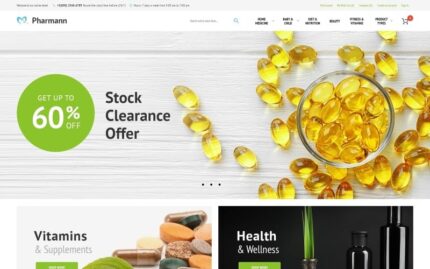 Pharmann - Drug Store Magento Theme