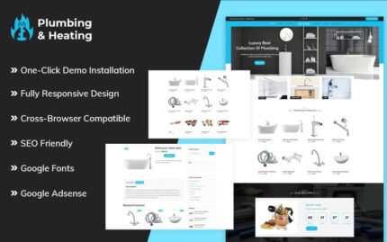 Plumbing And Heating Suppliers WordPress Theme