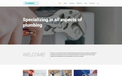 Plumbing Co WordPress Theme