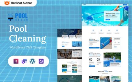 Pool Klean - Pool Cleaning And Pool Repair WordPress Elementor Theme