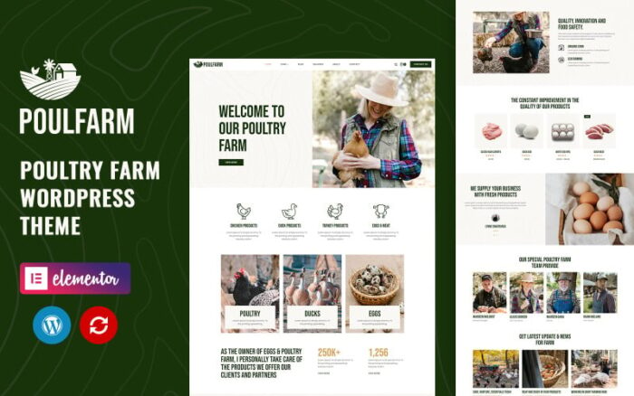 Poulfarm - Poultry Farm and Agriculture WordPress Themes