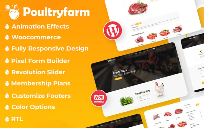 Poultry Farm Woocommerce Theme