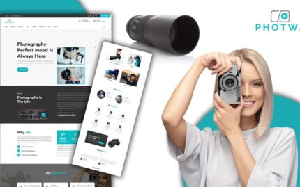 Powar-Photwa Creative Photography Portfolio One Page WordPress Theme