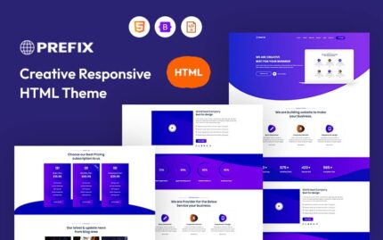 Prefix – Creative Website Template