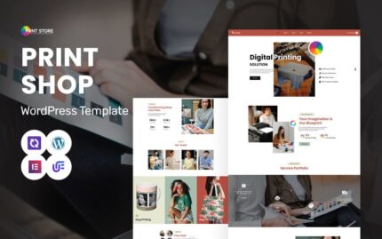 Prnt Store - Print Shop, Digital Printing And Custom Printing Services WordPress Elementor Theme