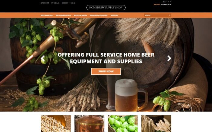 Pro Beer Brewing Magento Theme