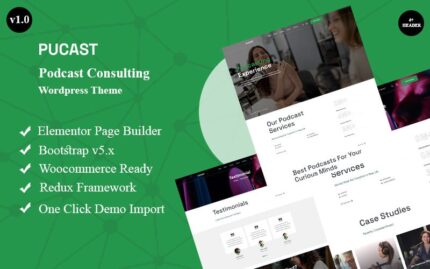 Pucast - Podcast Wordpress Theme