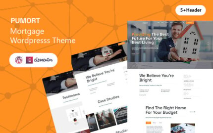 Pumort - Mortgage Wordpress Theme