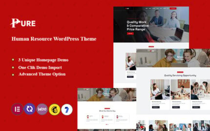 Pure - Human Resource Wordpress Theme