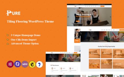 Pure - Tiling & Flooring Wordpress Theme