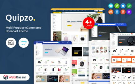 Quipzo - Modern & MultiPurpose OpenCart Theme