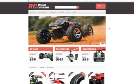 Radio Controlled Devices PrestaShop Theme