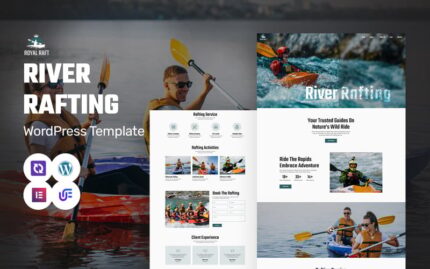 Raftting - River Rafting And Outdoor Adventure Sports WordPress Elementor Theme