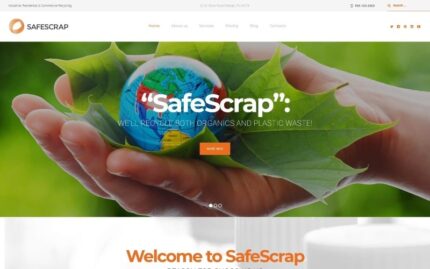 Recycling Services Environmental WordPress Theme