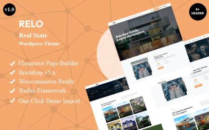 Relo - Real State Wordpress Theme