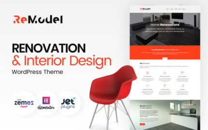 Remodel - Renovation & Interior Design WordPress Theme