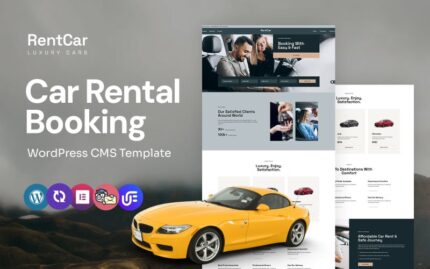 RentCar - Car Rentals Multipurpose WordPress Elementor Theme