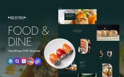 Restro -Cooking School And Restaurant Multipurpose WordPress Elementor Theme