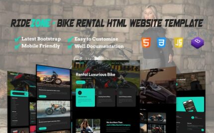 RideZone - Bike Rental responsive html website template