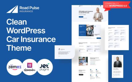 Road Pulse - Clean WordPress Car Insurance Theme