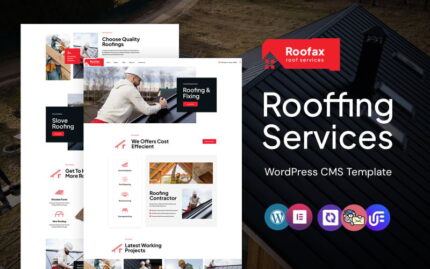 Roofax - Roofing Care Company WordPress Elementor Theme