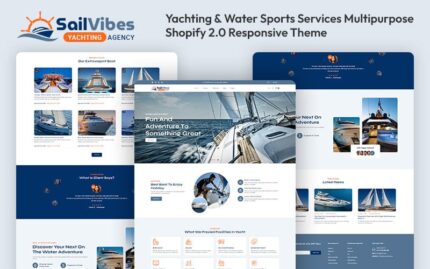 Sailvibes - Yachting & Water Sports Services Multipurpose Shopify 2.0 Responsive Theme