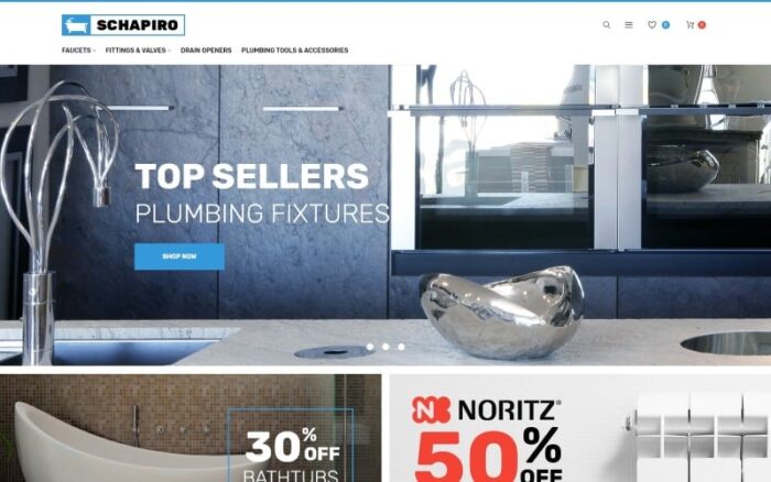 Schapiro - Plumbing Supplies Magento Theme