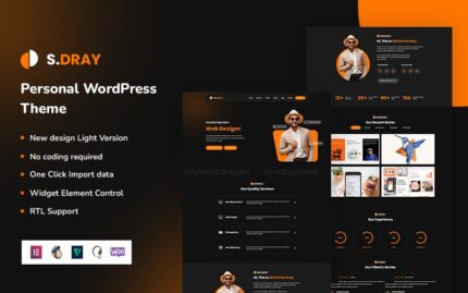 Sdary - Personal WordPress Theme