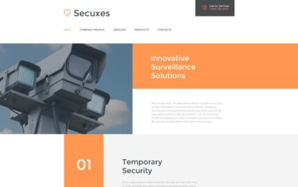 Secuxes Website Template