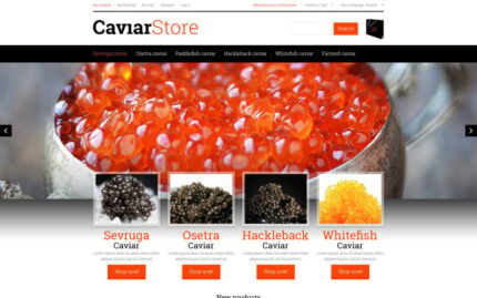 Sell  Buy Caviar Magento Theme