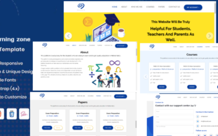 Sell online course landing page