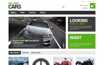 Selling Cars PrestaShop Theme