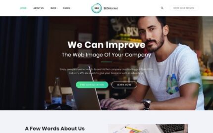 SEOMarket - SEO & Marketing Agency Website Template