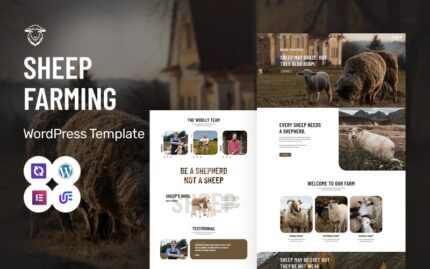 Sheepio - Sheep Farm WordPress Elementor Theme