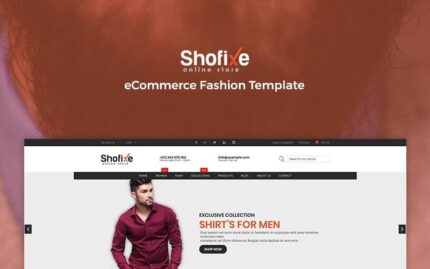 Shofixe - eCommerce Fashion Website Template