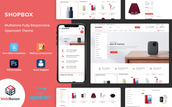 Shopbox - Minimal OpenCart 3 Template