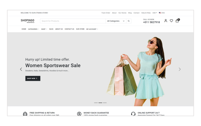 Shopingo - eCommerce HTML Template