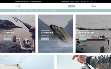 Siltic - Fishing Tackle E-commerce Modern OpenCart Template