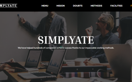 Simplyate - Business React Responsive Template