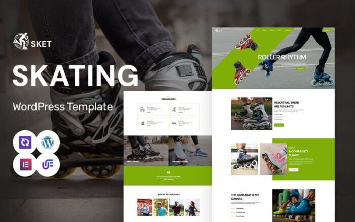 Sket - Skating School And Club WordPress Elementor Theme