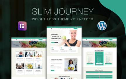 Slim Journey - Minimal & Modern Weight Loss Theme