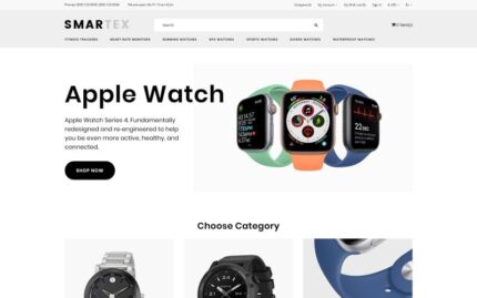 Smartex - Electronics Store Multipage Clean OpenCart Template